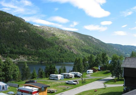 Fjordgløtt Camping og Hytesenter in Rødberg, Norwegen